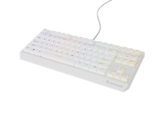 Genesis NKG-2078 Thor 230 TKL Gaming Μηχανικό Πληκτρολόγιο Tenkeyless με Outemu Red διακόπτες και RGB φωτισμό (Αγγλικό US) Λευκό