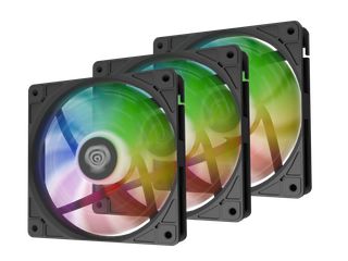 Natec NGF-2265 Oxal 120 Case Fan με ARGB Φωτισμό και Σύνδεση 3-Pin / 4-Pin PWM 3τμχ