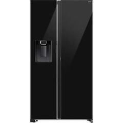 Samsung RS80F64JEBEO Ψυγείο Ντουλάπα 634lt NoFrost Υ178.6xΠ91.2xΒ71.6εκ. Μαύρο