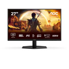 AOC Q27G42XE IPS HDR Monitor 27" QHD 2560x1440 180Hz με Χρόνο Απόκρισης 0.5ms GTG