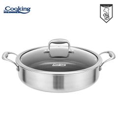 Heinner HR-MRK-30C Ανοξείδωτη Ρηχή Κατσαρόλα 4.8lt 30x7.8 CM
