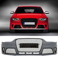 Μπροστινός Προφυλακτήρας Για Audi A4 B8 Facelift 11-15 RS4 Look Με Μάσκα-thumb-4
