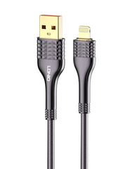 ΚΑΛΩΔΙΟ ΦΟΡΤΙΣΗΣ ΚΑΙ ΜΕΤΑΦΟΡΑΣ ΔΕΔΟΜΕΝΩΝ LIGHTNING 2m ΜΑΥΡΟ LDNIO LS652