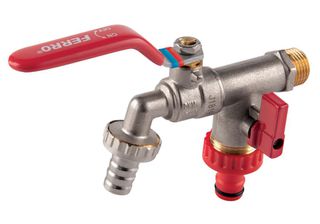 ΒΡΥΣΗ ΣΦΑΙΡΙΚΗ 1/2 Χ 3/4 ΔΙΠΛΗ FERRO 01-9800