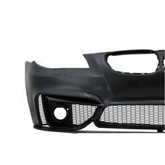 Μπροστινός Προφυλακτήρας Για Bmw 5 E60 03-10 M4 Look Με Τρύπες Για Προβολείς Ομίχλης Βαμμένος Μαύρος-thumb-1