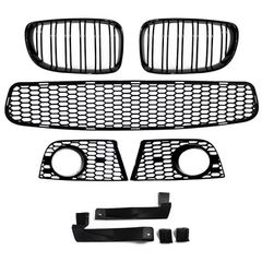 Μπροστινός Προφυλακτήρας Για Bmw 1 E81/82/87/88 04-11 1M Look Με Καρδιές Μάσκας M4 Look-thumb-1