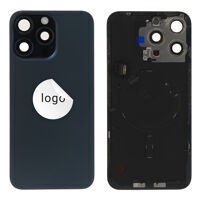 For iPhone/iPad (AP15PM0024BLPG-C) Back Glass (Pulled C) - Blue, For iPhone 15 Pro Max