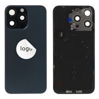 For iPhone/iPad (AP15PM0024BLPG-C) Back Glass (Pulled C) - Blue, For iPhone 15 Pro Max