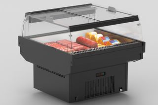 ΨΥΓΕΙΟ ΒΙΤΡΙΝΑ ΠΡΟΒΟΛΗΣ BRISBANE  1.00 x 1.00 x 0.935 ΣΥΡΟΜΕΝΕΣ ΠΟΡΤΕΣ PLUG IN / ΜΕ ΜΟΤΕΡ