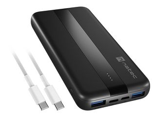 NATEC TREVI SLIM Q V2 Lithium Polymer (LiPo) 10000 mAh Black