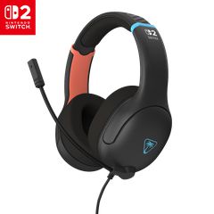 Turtle Beach Airlite Fit Headset Charcoal Black for Nintendo Switch™ 2 / Nintendo Switch 2