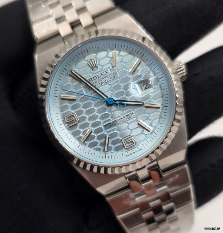 Rolex Land Dweller blue ice replica