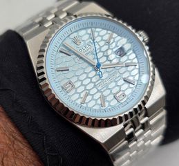 Rolex Land Dweller blue ice replica-thumb-6