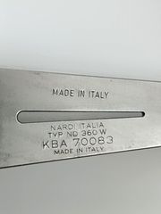 Vintage ξύλινο τριάκτινο τιμόνι NARDI TYP ND 360 W KBA 70083-thumb-2