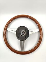 Vintage ξύλινο τριάκτινο τιμόνι NARDI TYP ND 360 W KBA 70083-thumb-7