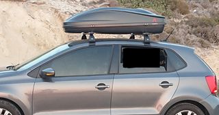 Μπαγκαζιέρα οροφής G3 SPARK 400 και μπάρες οροφής αλουμινίου σετ με πόδια