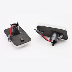 Πλαϊνά Φλας Φτερού Για Audi 100 82-94 / 200 82-91 / Α6 C4 94-97 / 80 91-96 Dynamic Led White 2 Τεμάχια