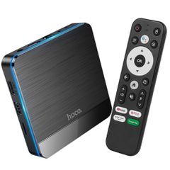 TV Box Hoco. DQ07 Primo 4K UHD 60Fps με WiFi RJ45 4GB RAM + 64GB ROM v5.0 Android 9 Δεν είναι συμβατό με εφαρμογές CosmoteTV και Netflix.