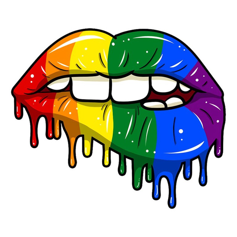 LGTB lips