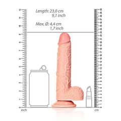 Straight Realistic Dildo  Balls  Suction Cup 8''-thumb-7