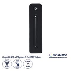 GLOBOSTAR® SKYDANCE-R11 71572 RF Ασύρματο Χειριστήριο Αφής 1 Group για όλα τα Μονόχρωμα SKYDANCE Controller - DC 3V 1 x CR2032 IP20 - RF2.4Ghz - Μ14 x Π3.5 x Υ1.1cm - 5 Χρόνια Εγγύηση