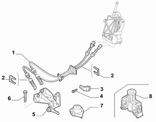 Abarth 500 Ντίζα Ταχυτήτων Καινούργια Γνήσια- 55215646-thumb-3