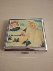 Συλλεκτική Vintage Ταμπακιέρα P Διαφήμισηepsi-Cola – Retro 50s