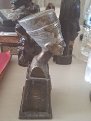 Προτομή Νεφερτίτης (αιγυπτιακό στυλ, μπρούτζινη-thumb-2