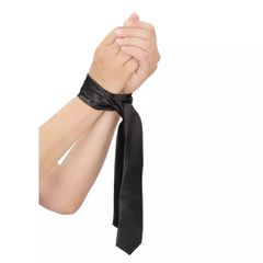 Ouch! Tie Me Up - Bondage Tie - Black-thumb-1