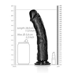 Curved Realistic Dildo with Suction Cup - 10''
