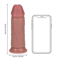 Extra Thick Straight without Balls 8" Flesh-thumb-7
