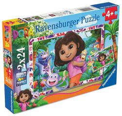 Ravensburger - Dora the Explorer 2x24p (12004199)-thumb-1