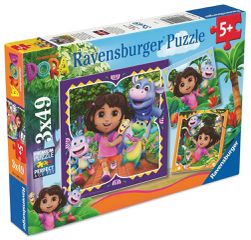 Ravensburger - Dora the Explorer 3x49p (12004197)-thumb-2