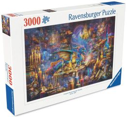 Ravensburger - Dragon’s Library 3000p (12001418)-thumb-1