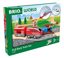 BRIO - Pull Back Train Set (36102) / Toys-thumb-2