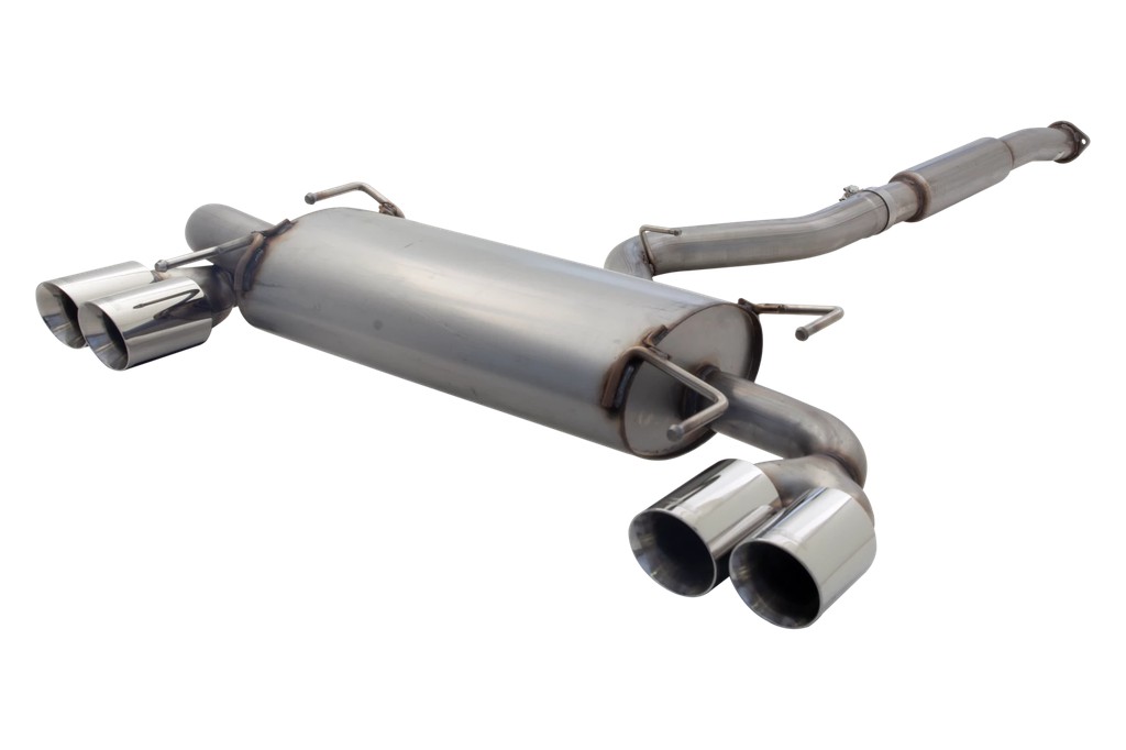 3" Cat-Back System, 409 Raw Stainless Steel