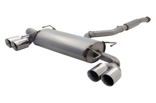 3" Cat-Back System, 409 Raw Stainless Steel