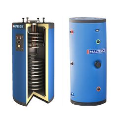 MALTEZOS INOX BOILER ΘΕΡΜΟΔΟΧΕΙΟ ΤΥΠΟΣ 200L 3Ε ΚΑΘΕΤΟ ΓΙΑ ΑΝΤΛΙΑ ΘΕΡΜΟΤΗΤΑΣ ΜΕ ΕΝΑΛΛΑΚΤΗ Α/Θ 20mm