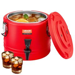 Μονωμένος Διανομέας Ροφημάτων VEVOR για Ζεστά και Κρύα Ροφήματα Κανάτα Ψύξης 2,2 Gal/8 L