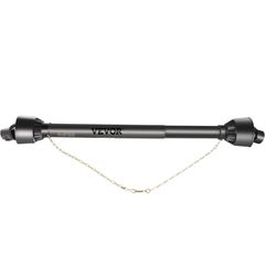 Άξονας PTO VEVOR Άξονας κίνησης PTO 1-3/8" x 6 άκρα με αυλακώσεις Στρογγυλό άκρο T4 43"-61