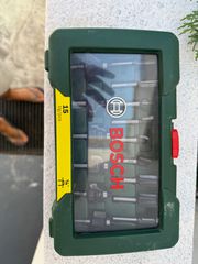 Bosch κασετίνα για φρέζα ρουτερ σετ 15 bits 1/4” καινούργια