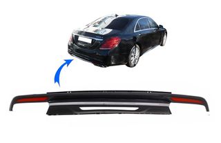 Πίσω Προφυλακτήρας Diffuser για Mercedes S-Class W222 S63 S65 (2013-06.2017)