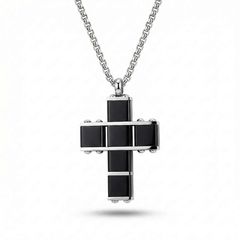 Black cross chain