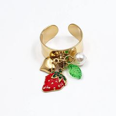 Strawberry gold ring