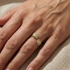 Shell gold ring-thumb-1