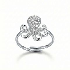 Octopus silver ring γυναικείο δαχτυλίδι