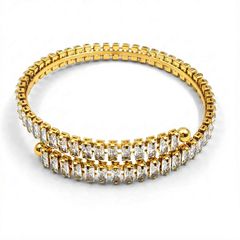 Diamonds gold bracelet