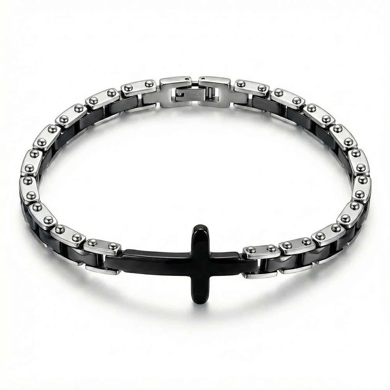 Αντρικό cross shiny bracelet