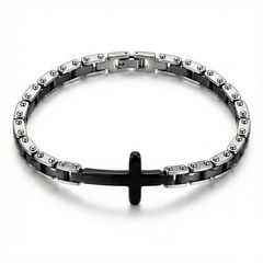 Αντρικό cross shiny bracelet