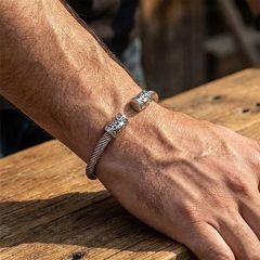 Αντρικό spiral cross bracelet-thumb-1
